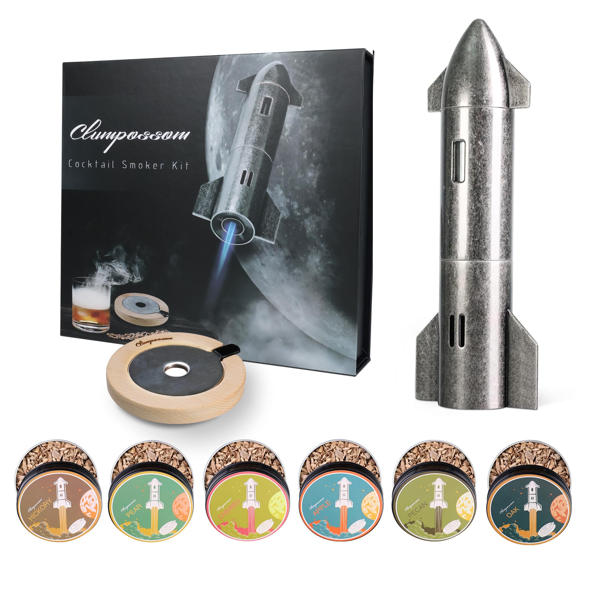 Amazon.com: Cocktail Smoker Kit with Torch, 6 Flavors of Wood